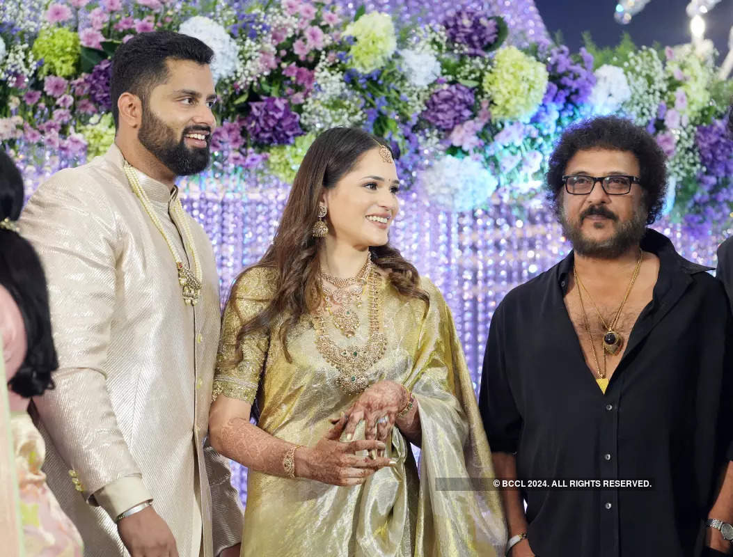 A star-studded affair at the #Abiva wedding reception in Bengaluru