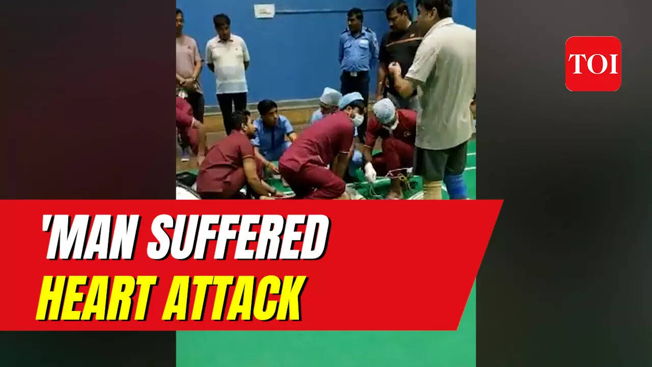Man dies of heart attack while playing badminton in Noida