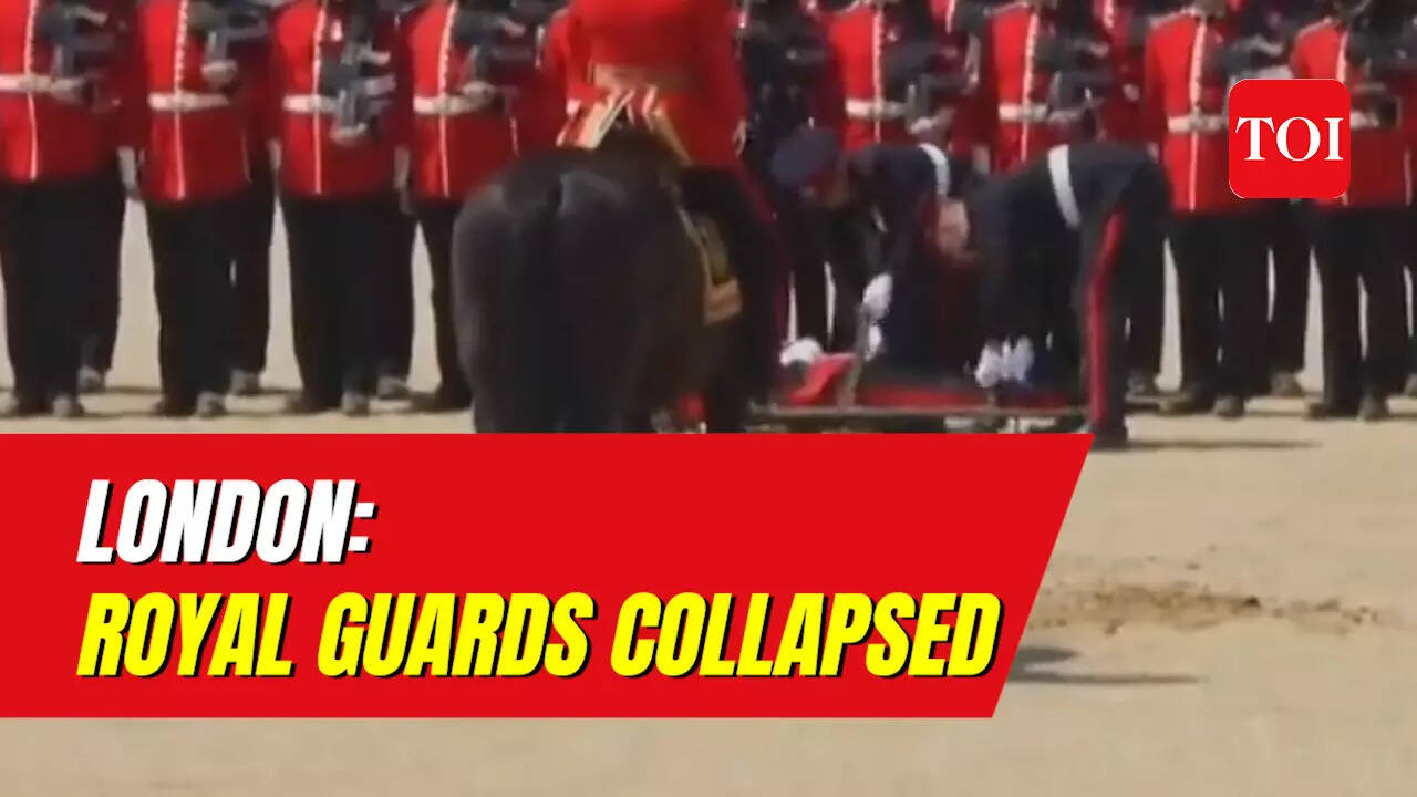 London At least three British royal guards collapse during rehearsals