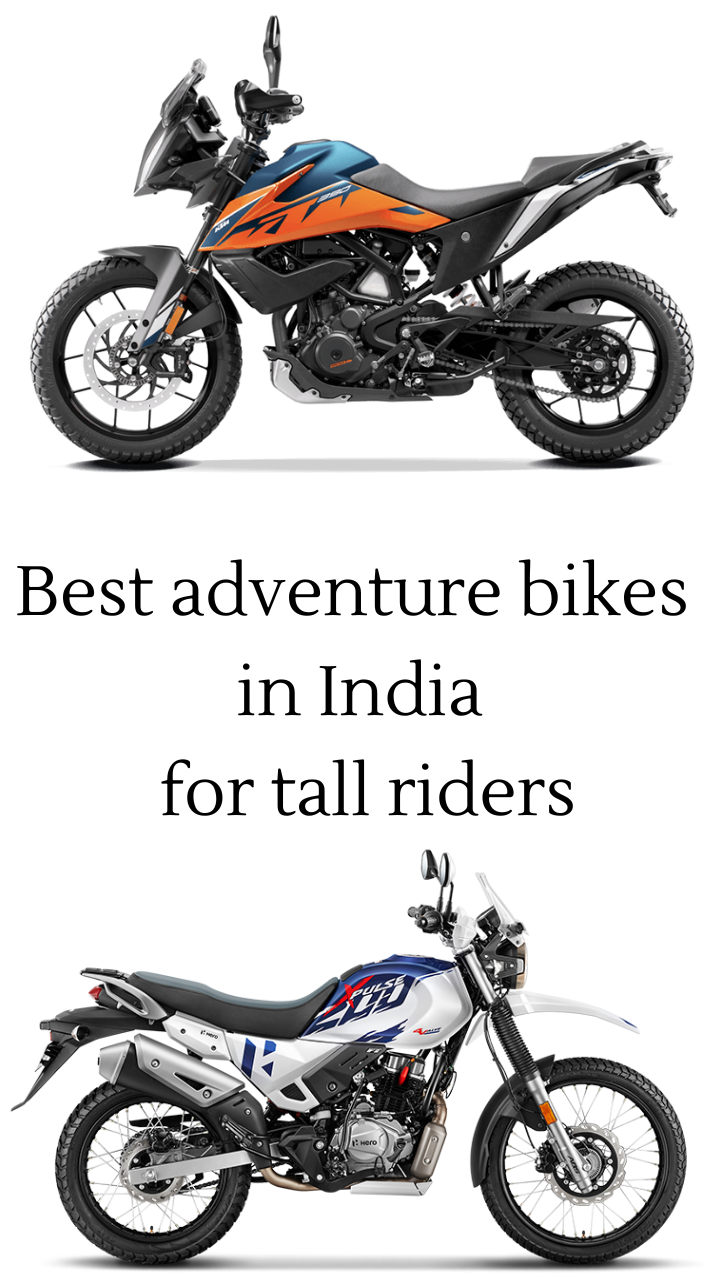 Top 10 adventure bikes in India for tall riders: Hero Xpulse to BMW G310 GS