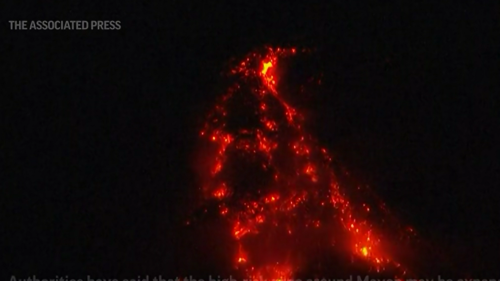 Philippine Volcano Spews Lava During Gentle Eruption