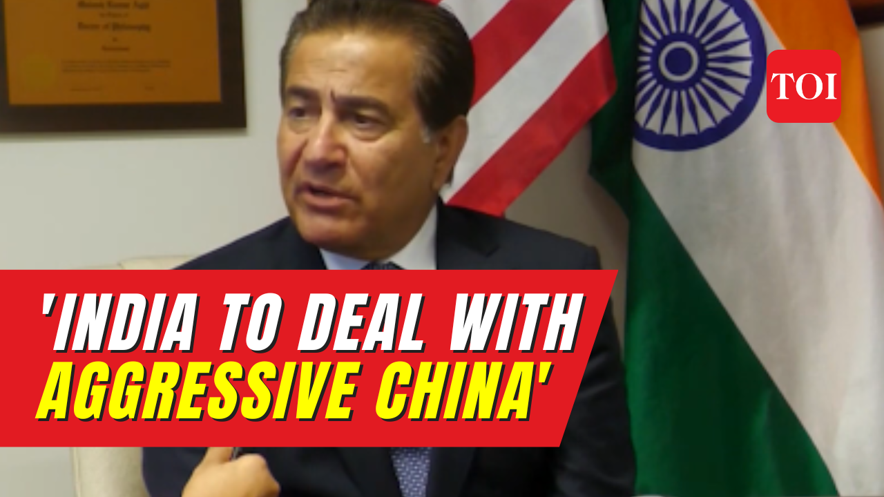 'India has to deal with an aggressive China', says president of US ...