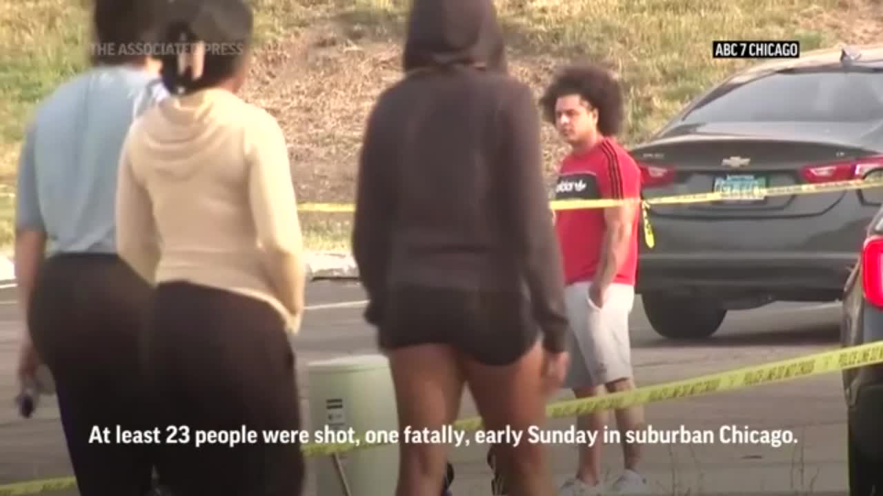 1 dead, at least 22 hurt in shooting near Chicago