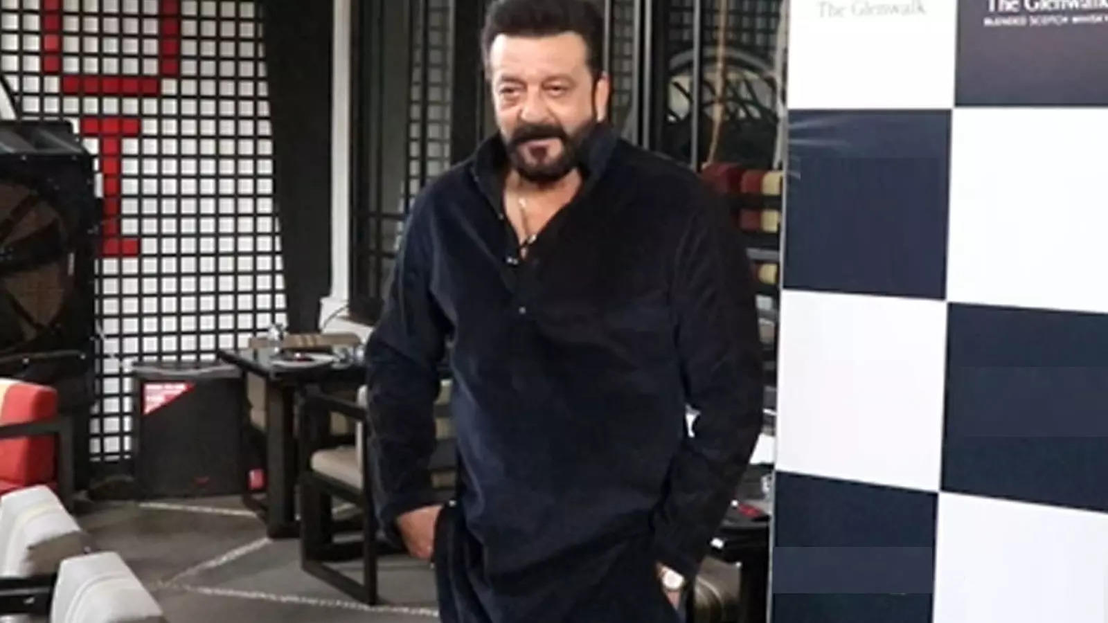 ‘Baba idhar’: Sanjay Dutt looks dapper in black kurta