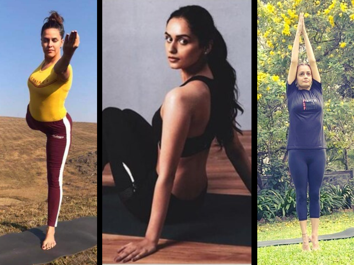 13 celebrities who practice yoga regularly to inspire your fit streak |  Vogue India