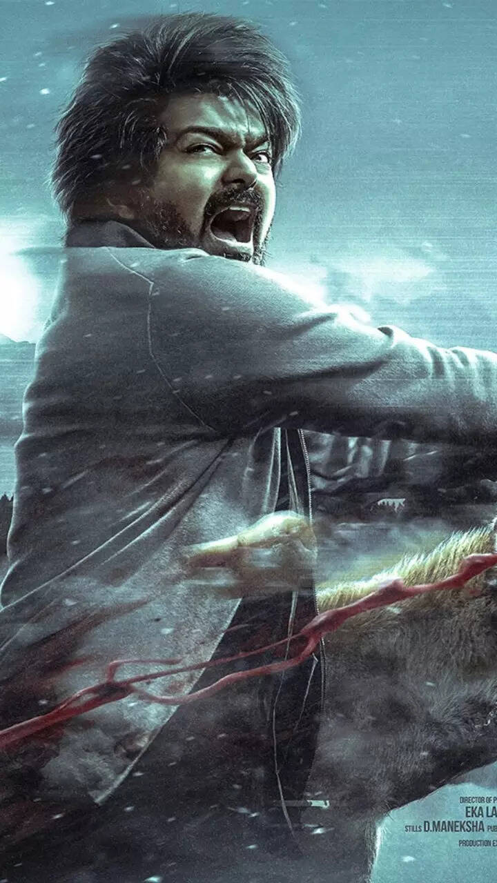 Thalapathy Vijay&rsquo;s furious first look of &lsquo;Leo&rsquo; is winning the internet