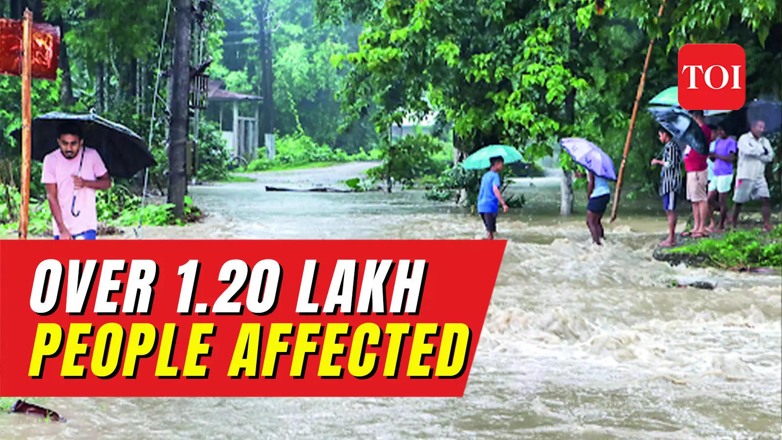 Assam Floods Over 120 Lakh People Affected In 20 Districts Heavy Rains To Continue 7138