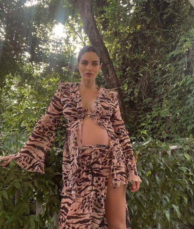 Gabriella Demetriades' pregnancy glow is unmissable as she aces maternity fashion in these new pictures