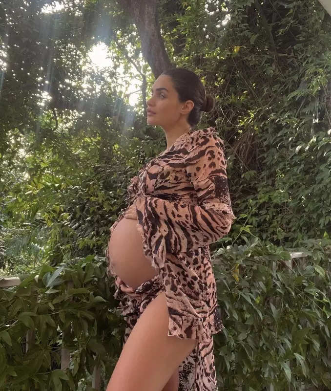 Gabriella Demetriades' pregnancy glow is unmissable as she aces maternity fashion in these new pictures