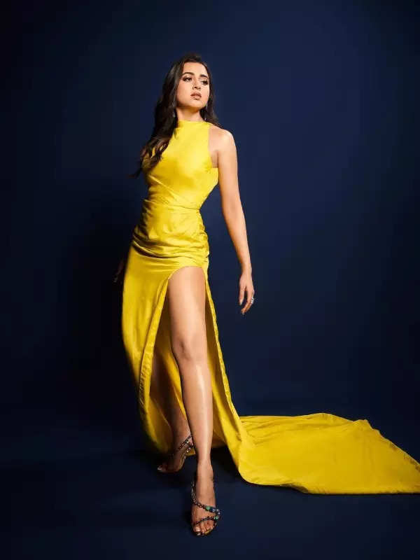 Tejasswi Prakash and her love for high slit gowns, see photos
