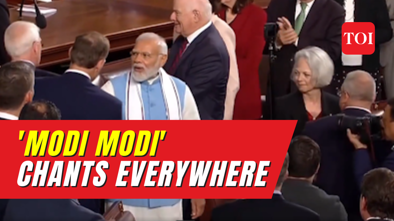 US Congress reverberates with ‘Modi Modi’ chants as PM Modi makes his ...