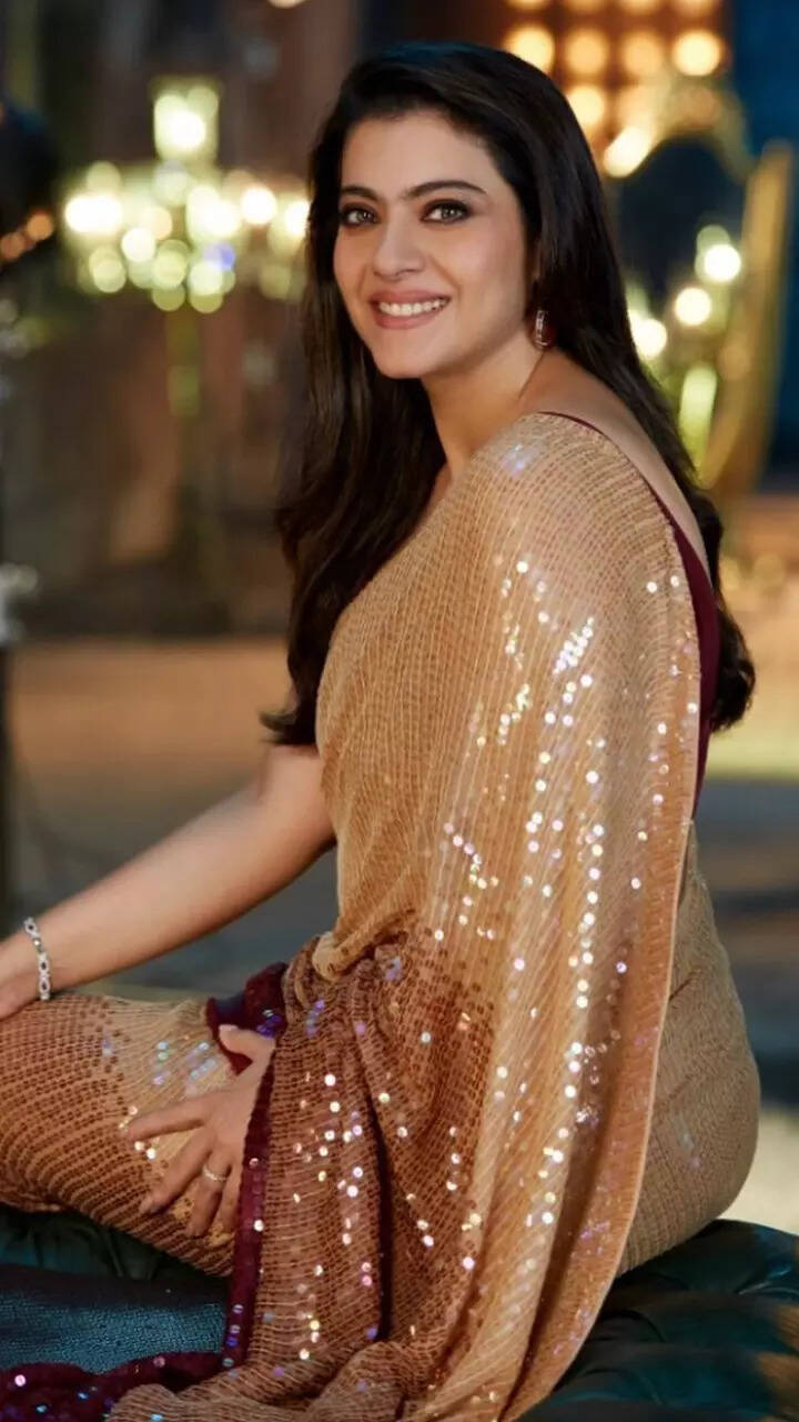​Kajol doles out stylish saree wear inspiration​