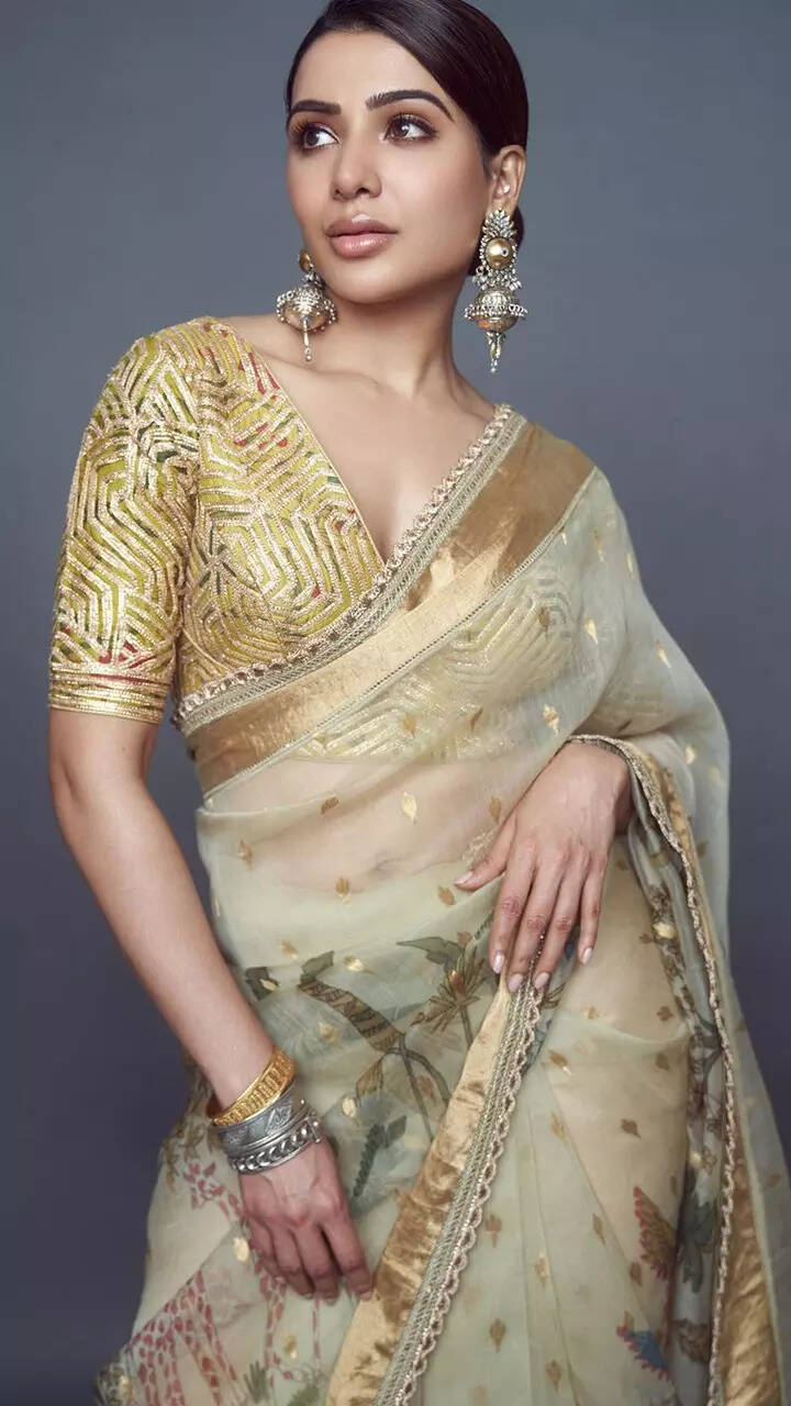 ​Samantha Ruth Prabhu is a sight to behold in sarees