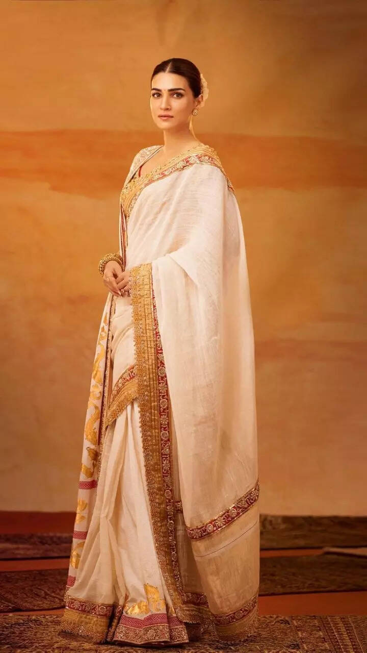 The eye-catching saree look 