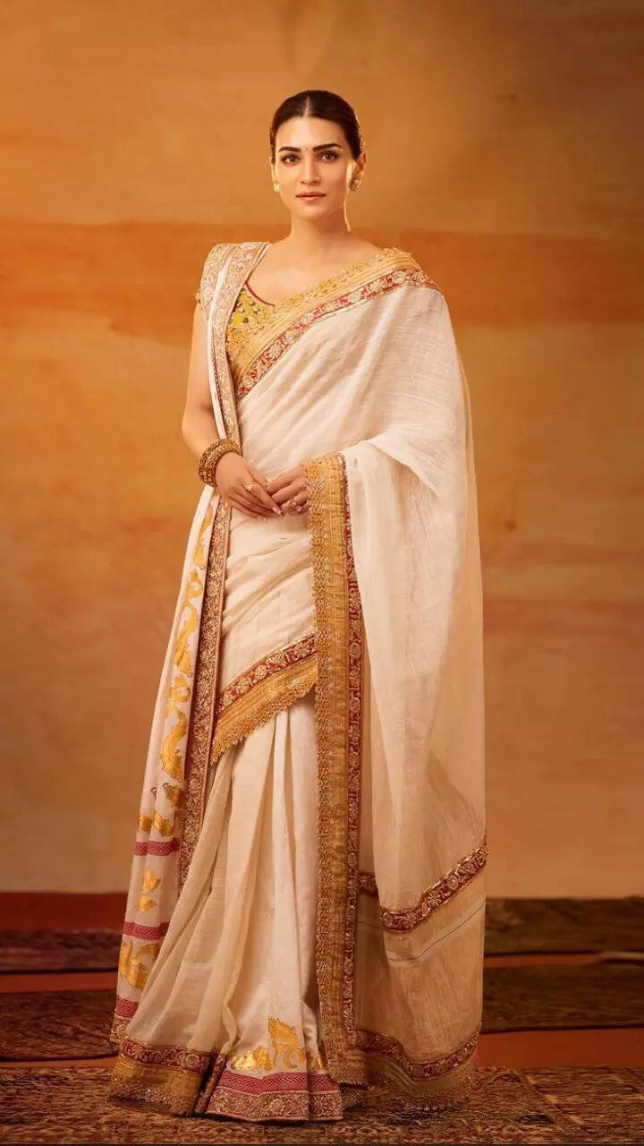 Kriti Sanon's divine saree collection in stunning pictures
