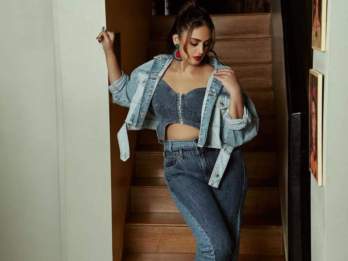 Huma Qureshi makes a spunky splash in all-denim look, see pictures