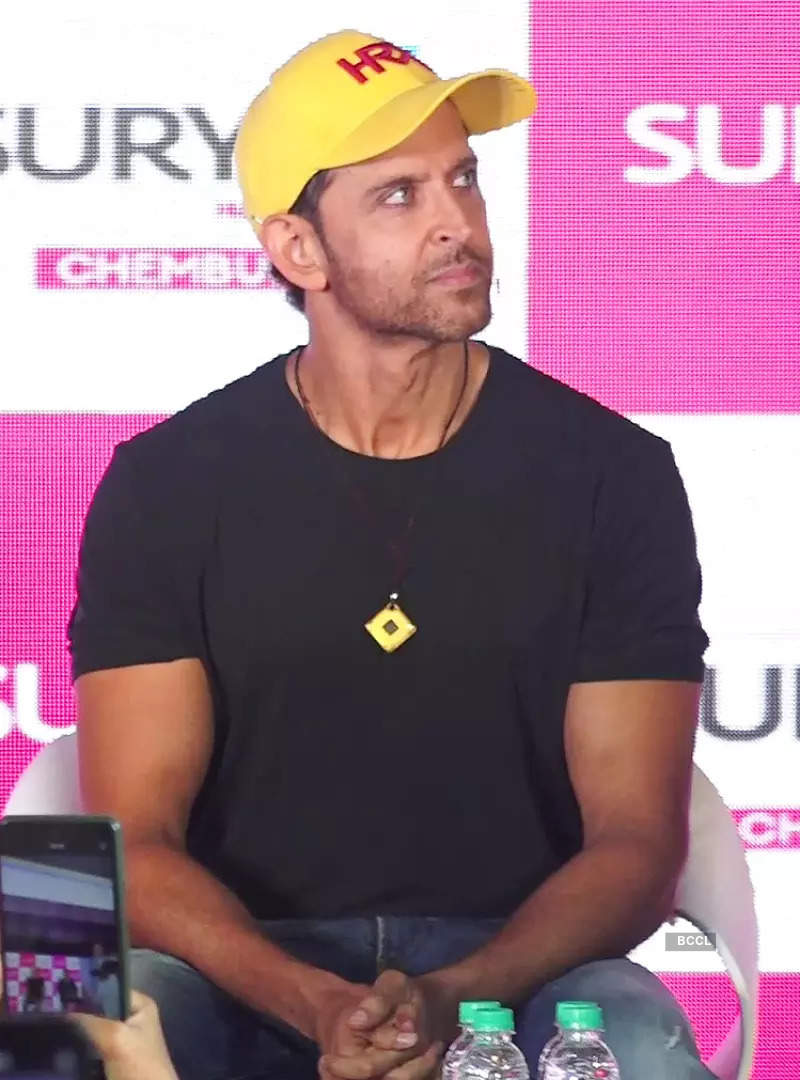 Hrithik Roshan attends the inauguration of a hospital