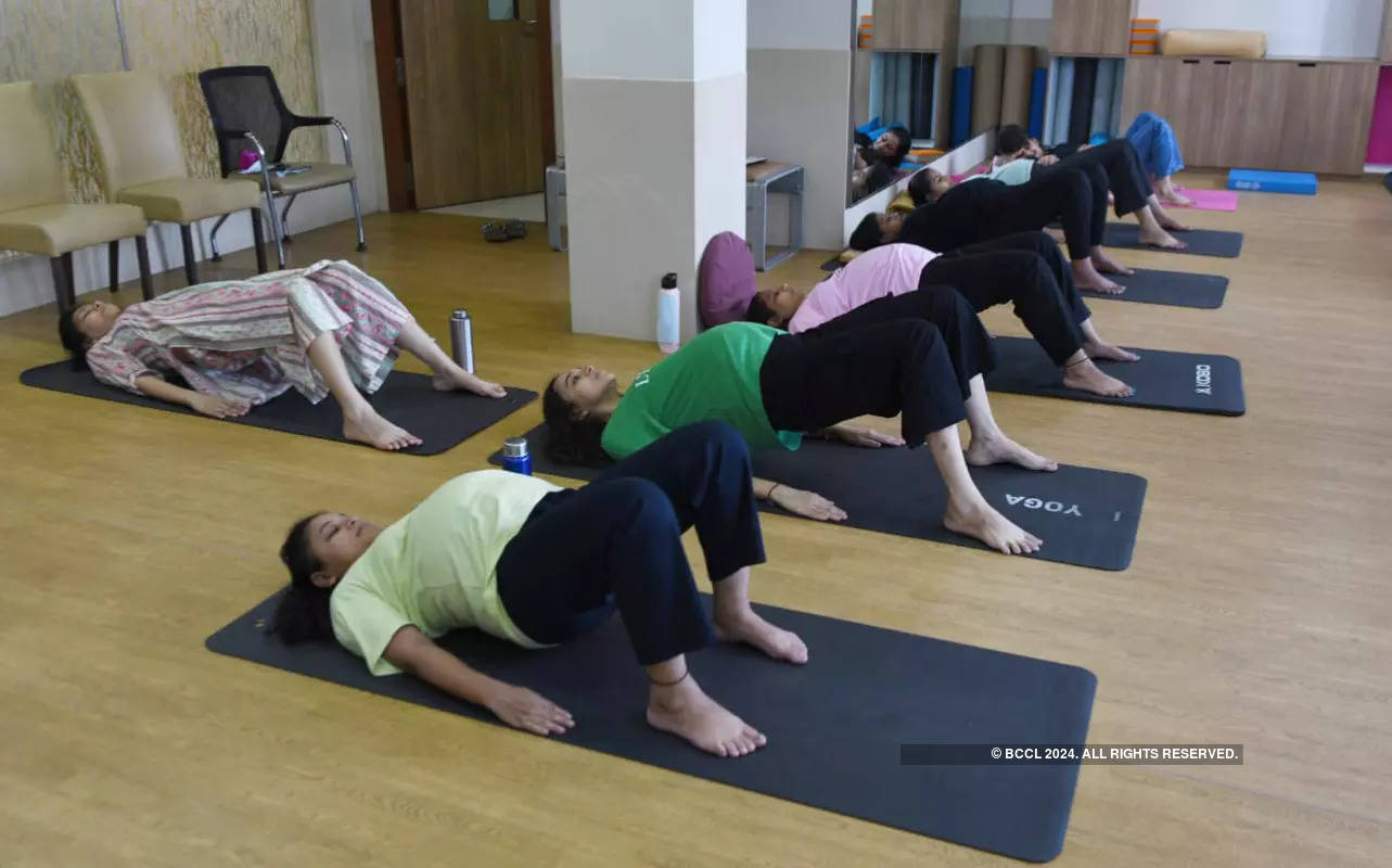 ​International Yoga Day: Pregnant women gather to practice yoga birthing an ancient technique