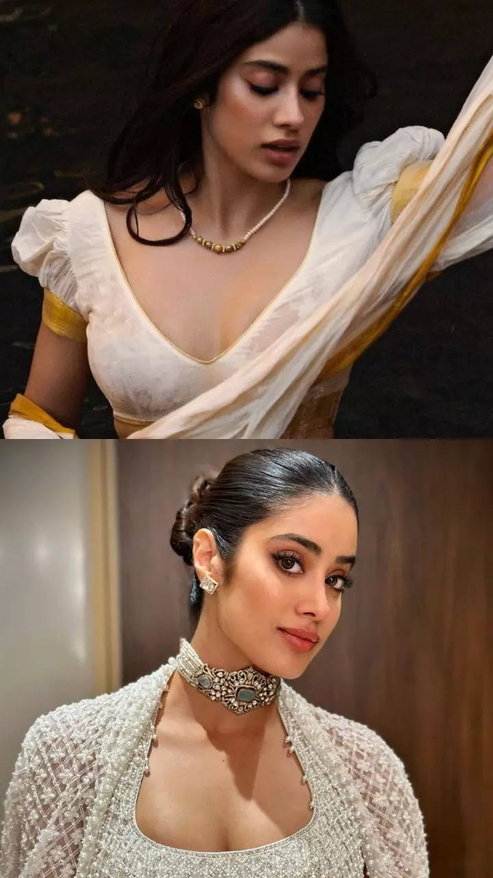 A lesson on Janhvi Kapoors blouse neckline​ | Times of India