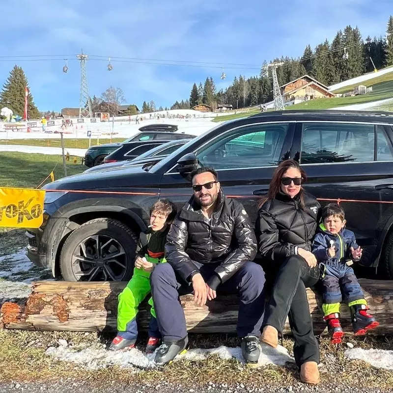 Kareena Kapoor’s voguish vacation with Saif Ali Khan and her little munchkins; see pictures