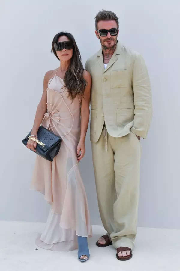 David and Victoria Beckham make stylish appearance at PFW Jacquemus show, see pictures