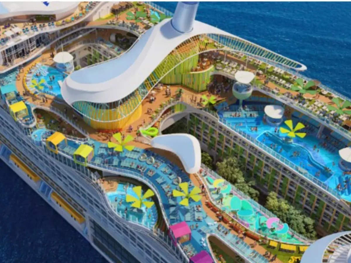 World’s largest cruise ship sets sail for the first time