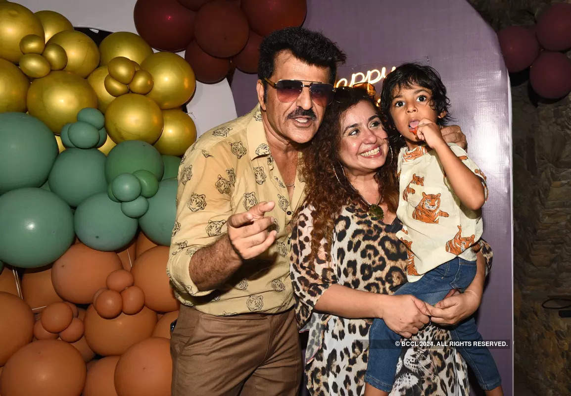 Vandana and Rajesh Khattar host a unique jungle and pool theme birthday party for son Yuvaan Vanraj Khattar