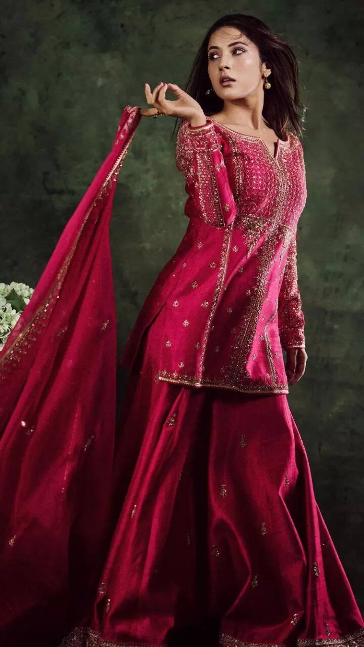 Eid 2023: Shehnaaz Gill is a festive delight in these ethnic outfits