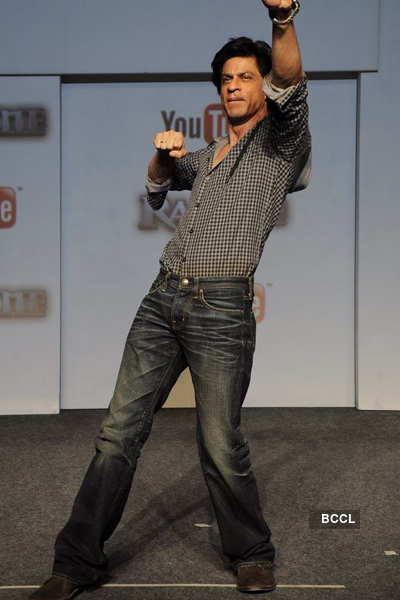 SRK @ 'Ra.One-Youtube' press meet