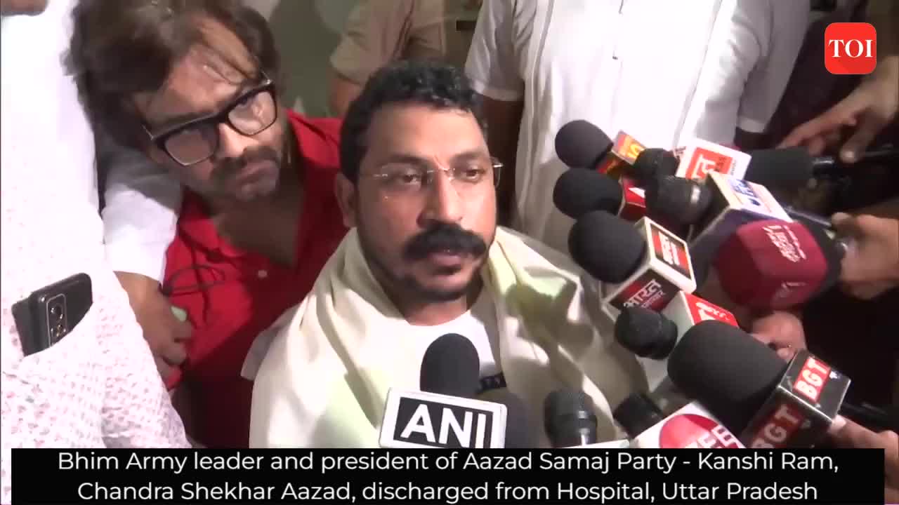 bhim army: Bhim Army leader and president of Aazad Samaj Party gets ...