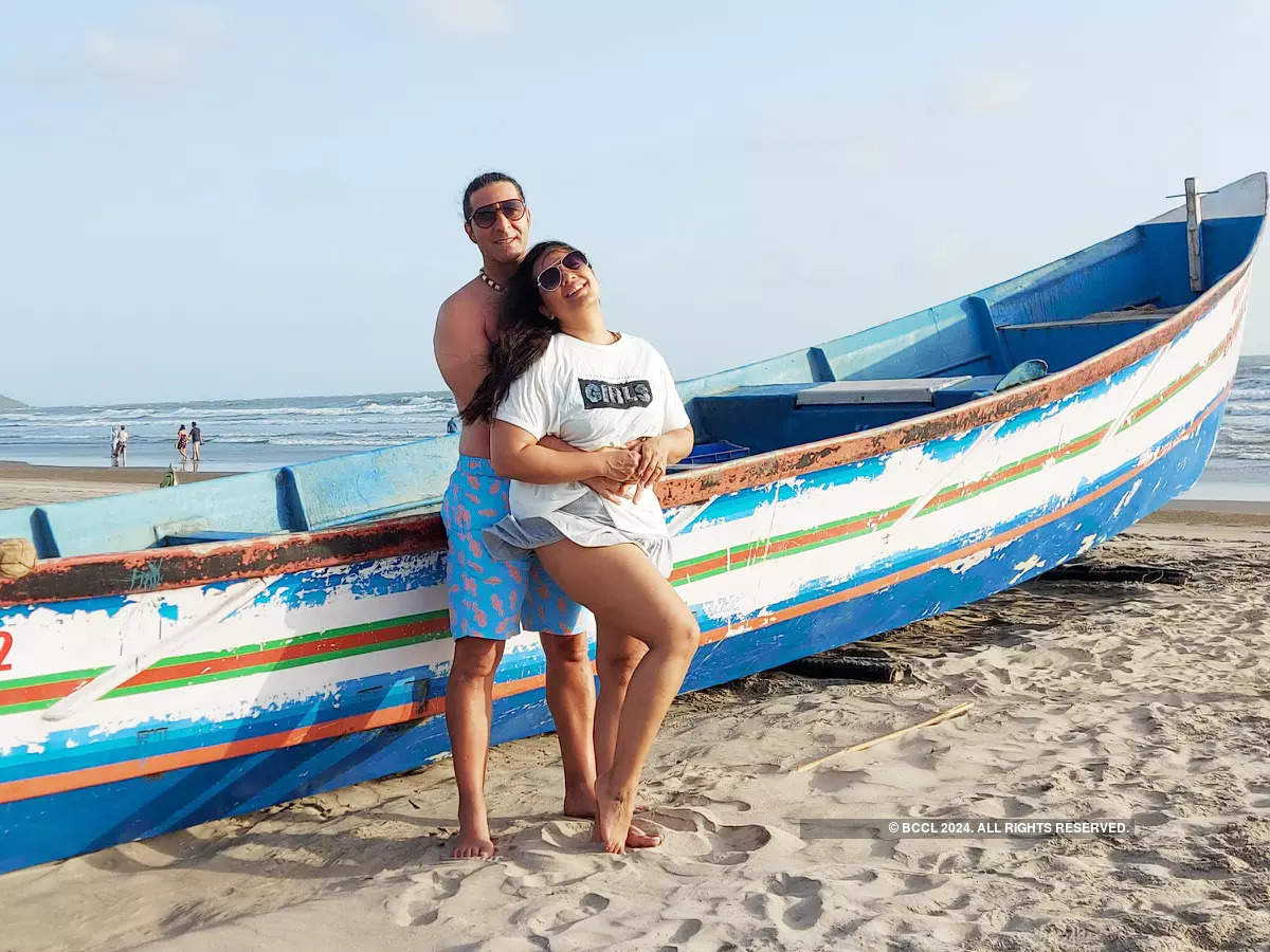 ​Meghna Naidu vacays with her Portuguese tennis player husband Luis Miguel Reis in Goa