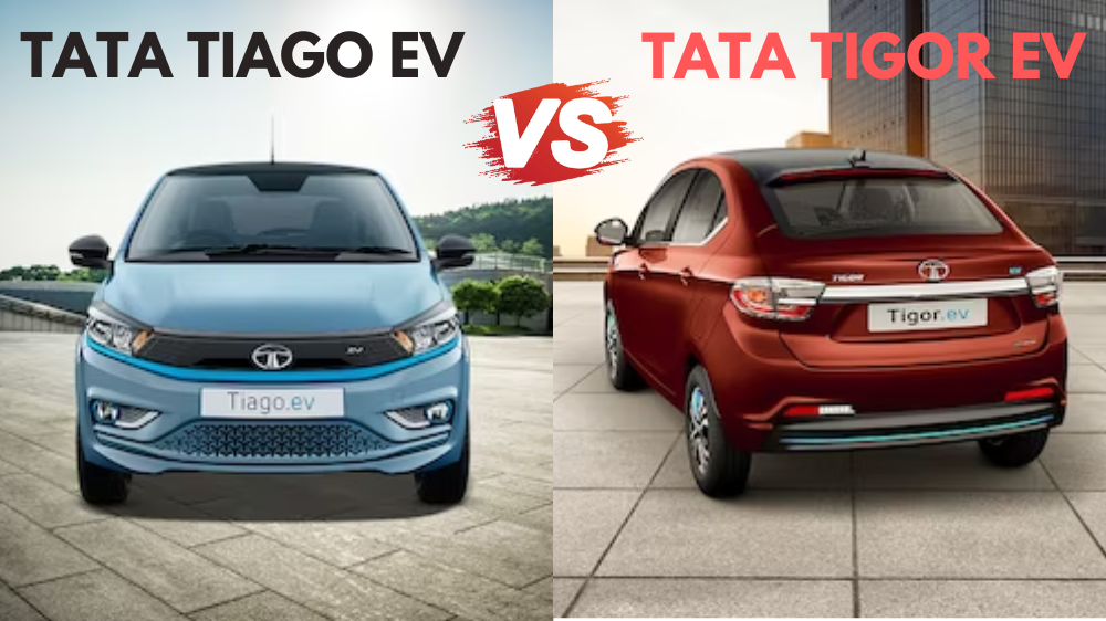 Tata Tiago EV Vs Tata Tigor EV: Price, Range, Variants, Battery ...