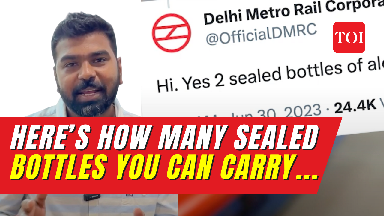 DMRC's Surprise Decision Alcohol now allowed on Delhi Metro trains