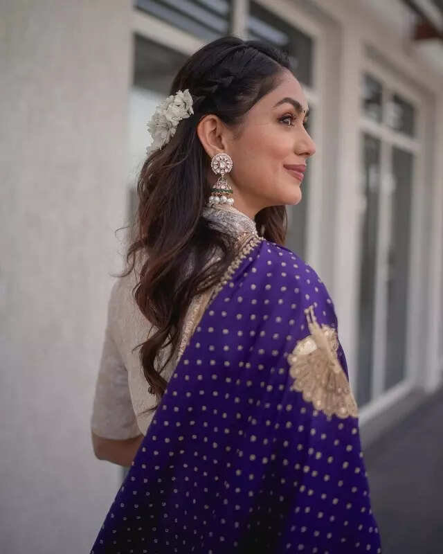 Mrunal Thakur is an ethereal dream in silver sharara set, see pictures from her ethnic wardrobe