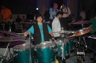 Falguni Pathak at a concert
