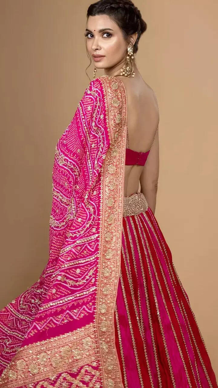 Pink lehenga