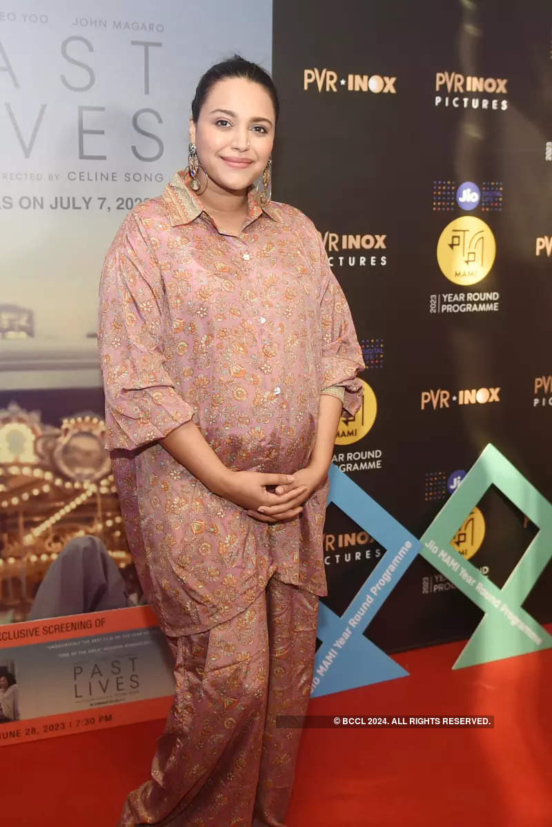 Swara Bhasker and Korean films enthusiasts attend the screening of 'Past Lives'