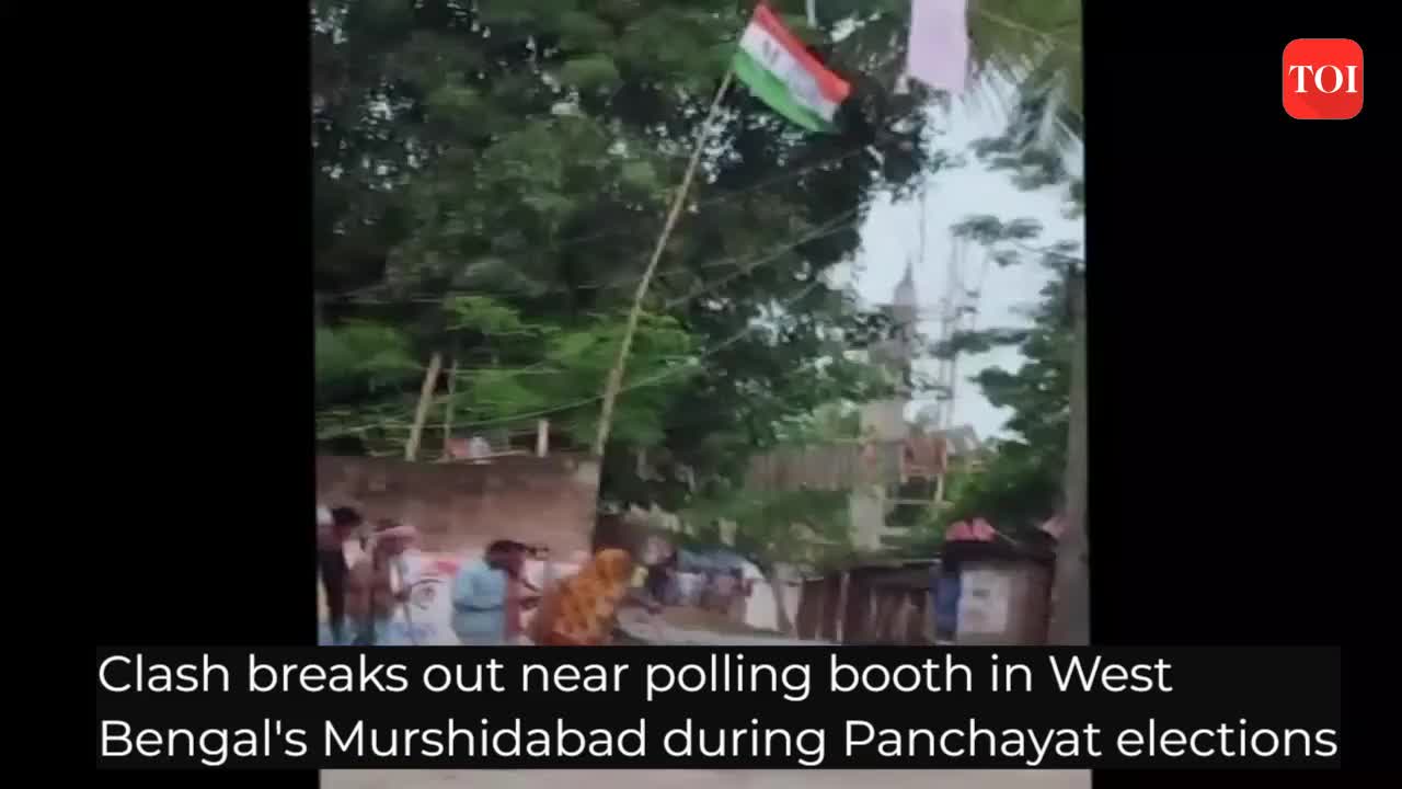 Clash breaks out near polling booth in West Bengal's Murshidabad amid Panchayat elections