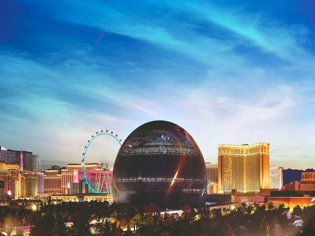 MSG Sphere in Las Vegas is the largest spherical structure in the world ...