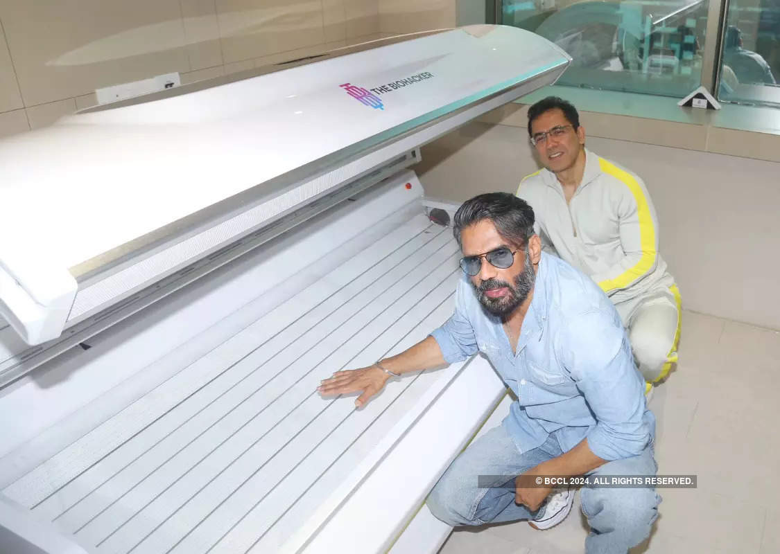 Suniel Shetty attends the launch of India’s first Biohacker facility