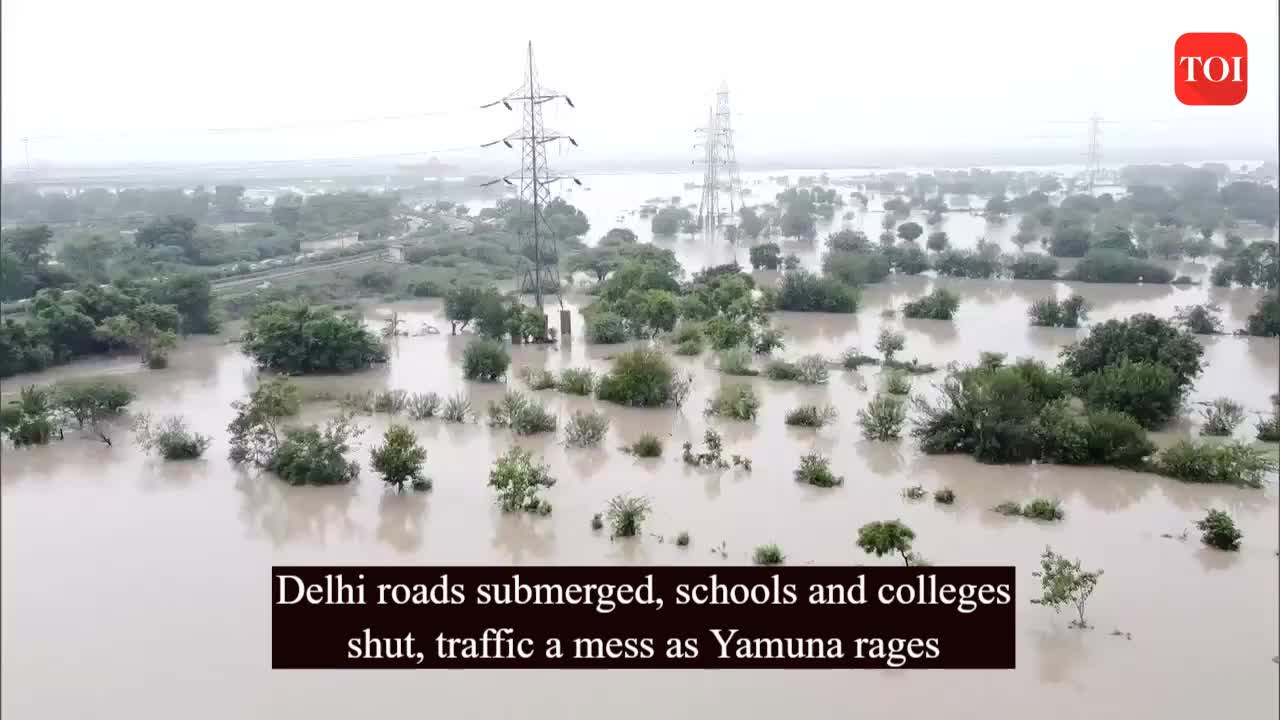 Parts of Delhi still flooded despite receding water level