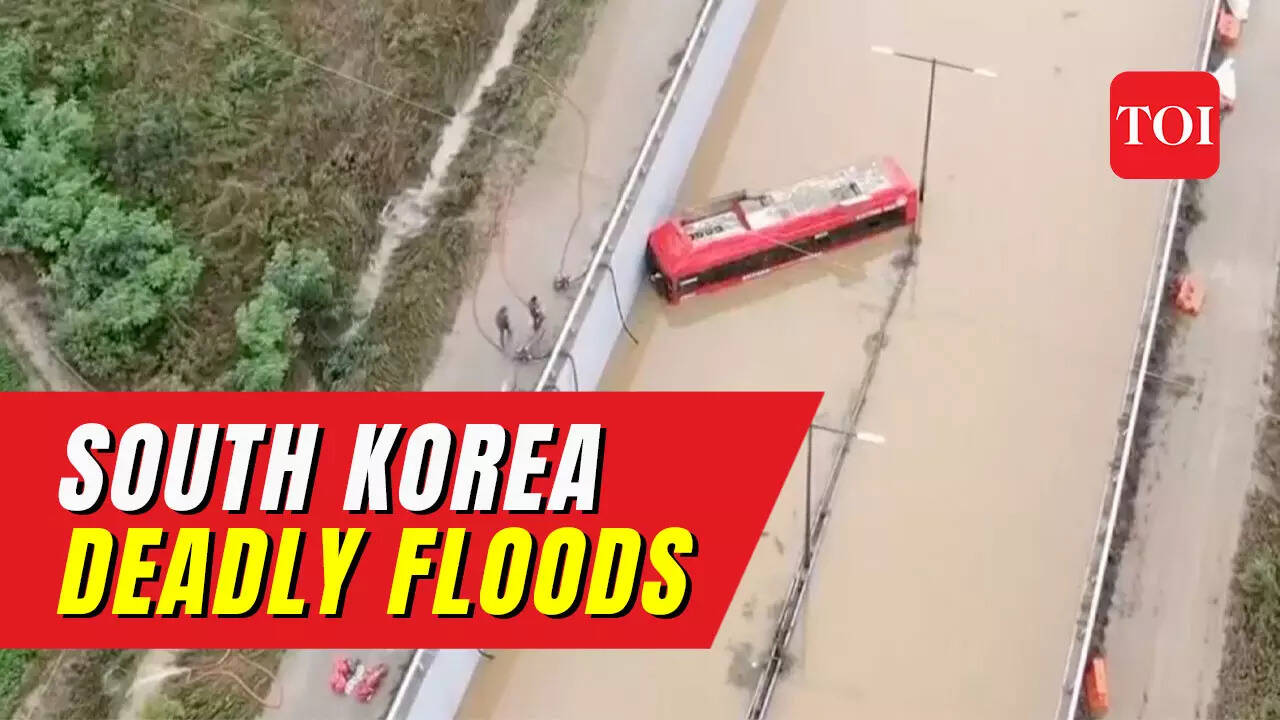 Watch: Bodies pulled from flooded tunnel in South Korea, massive landslide Caught