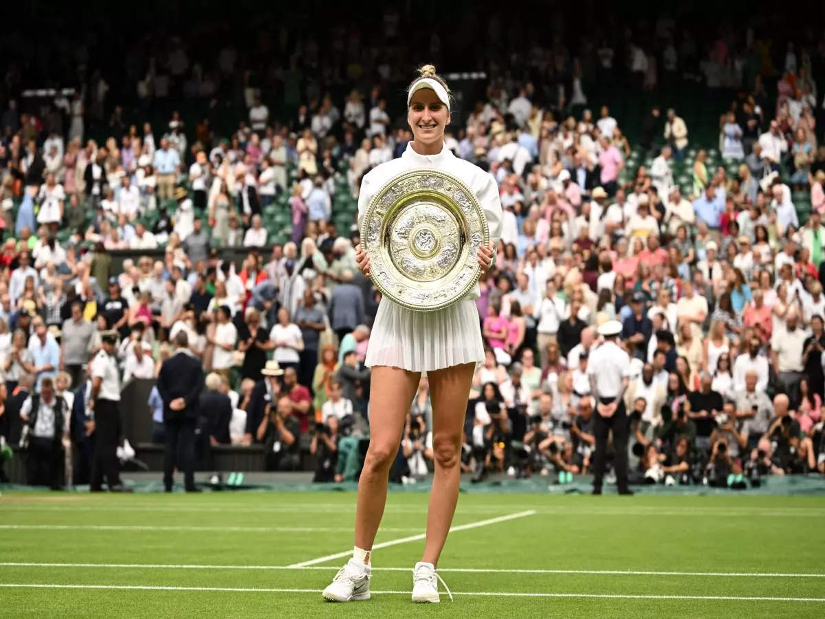 Marketa Vondrousova beats Ons Jabeur to win her first Wimbledon Championship, see pictures