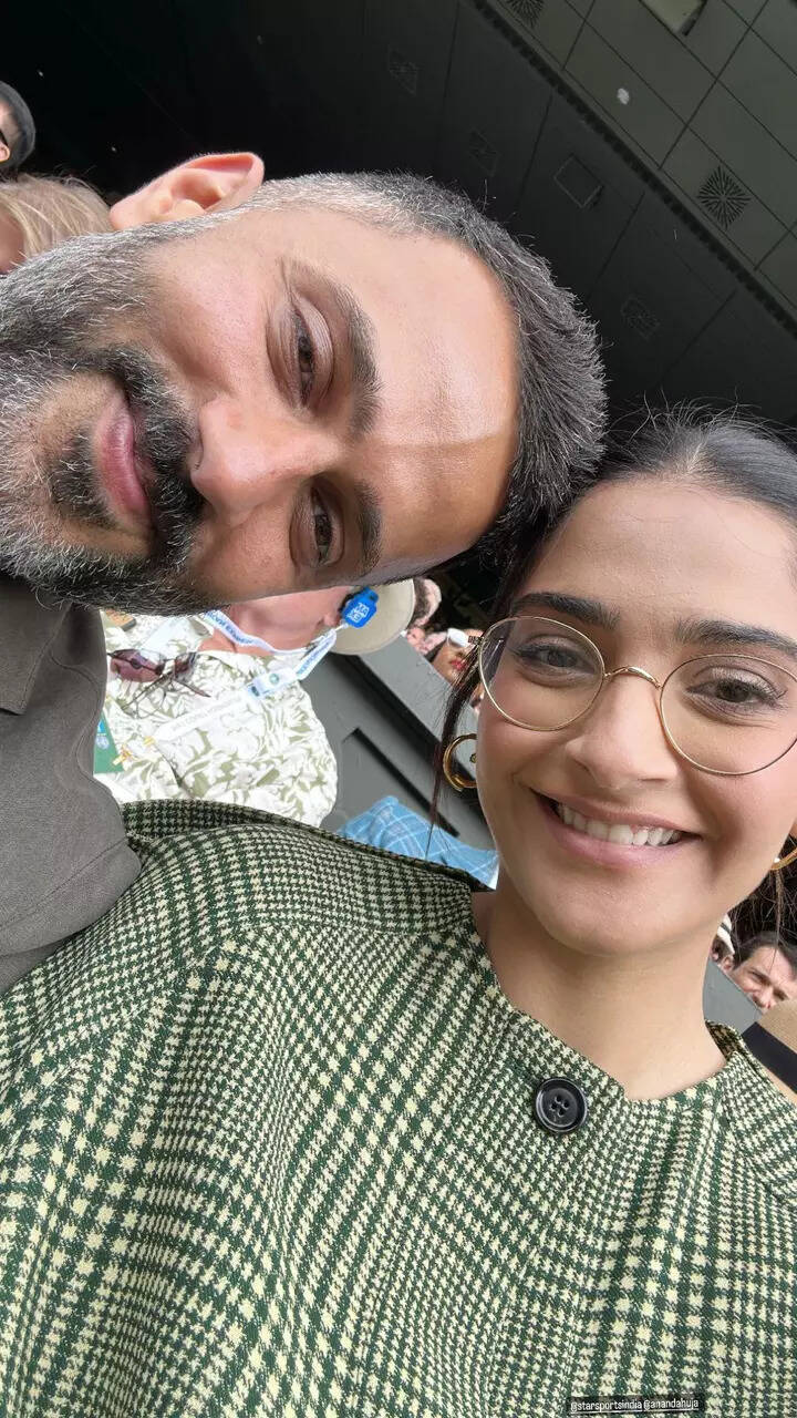 SONAM WITH ANAND AHUJA