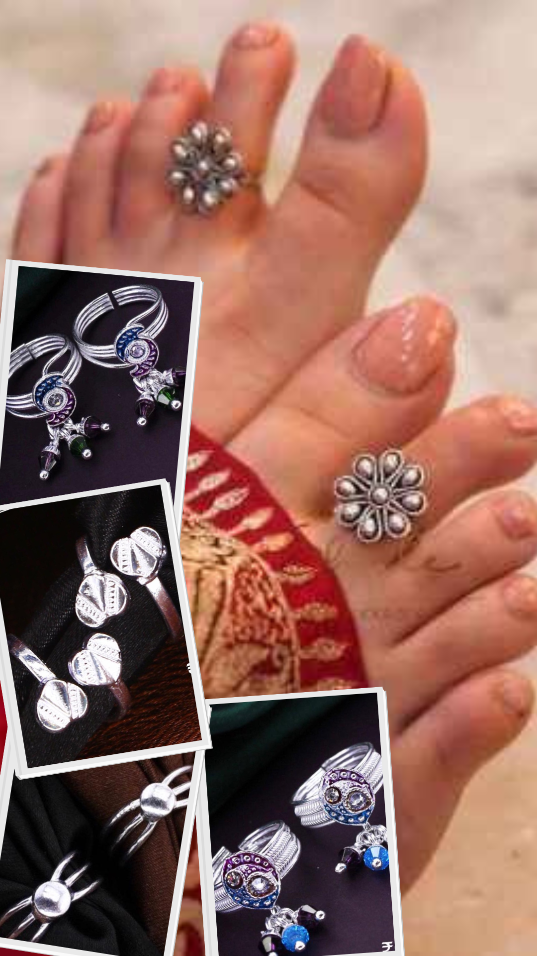 Pure Silver Toe Ring Designs With Price 2022 #SaiJewellersSJ #Shorts -  YouTube