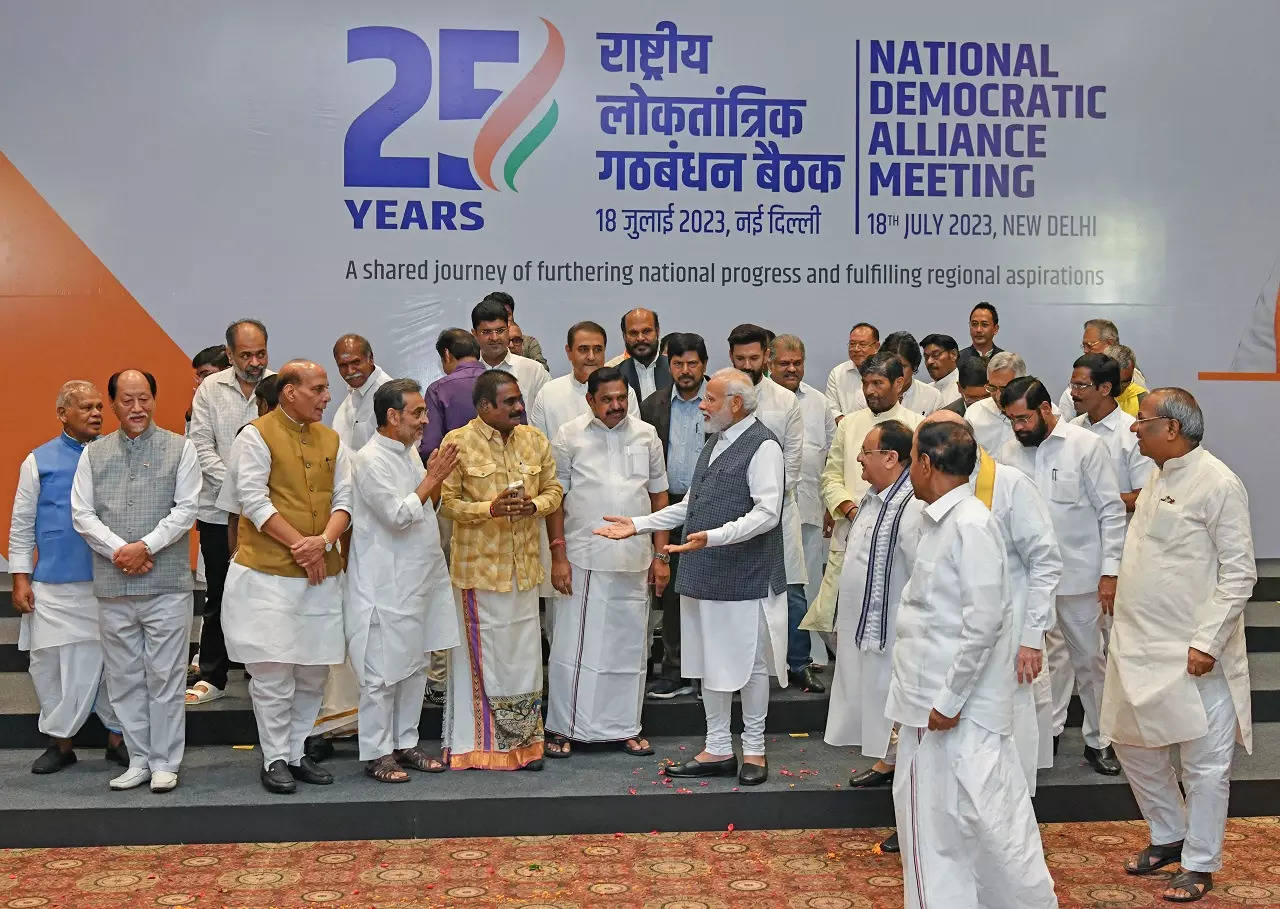 24 of 38 parties in NDA meet have zero MPs, says opposition