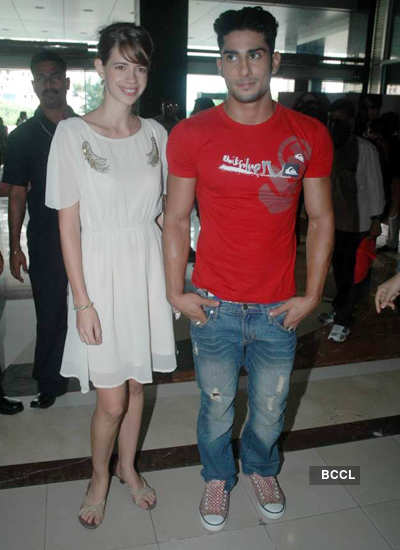 Prateik, Kalki promote 'My Friend Pinto'