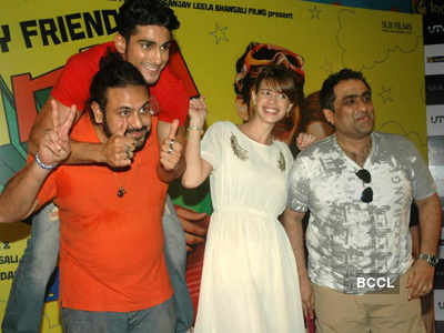 Prateik, Kalki promote 'My Friend Pinto'