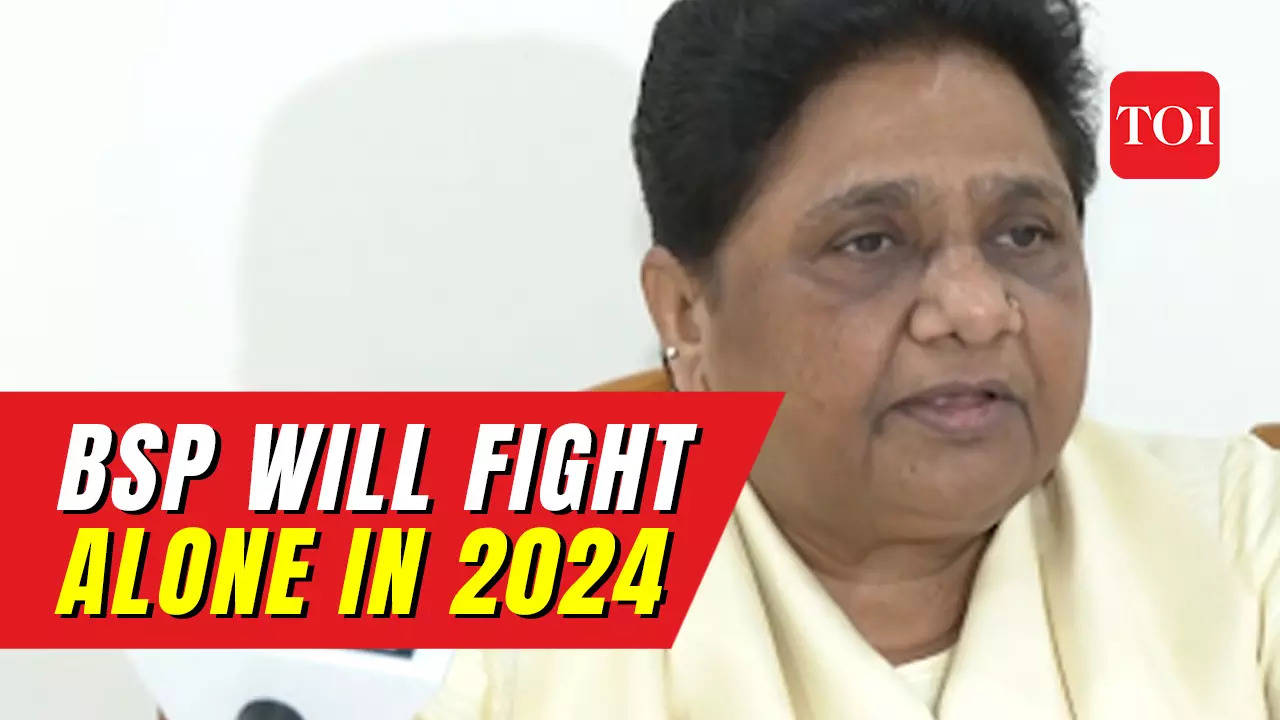 Mayawatis Bsp To Not Join Any Alliance For 2024 Lok Sabha Elections 2839