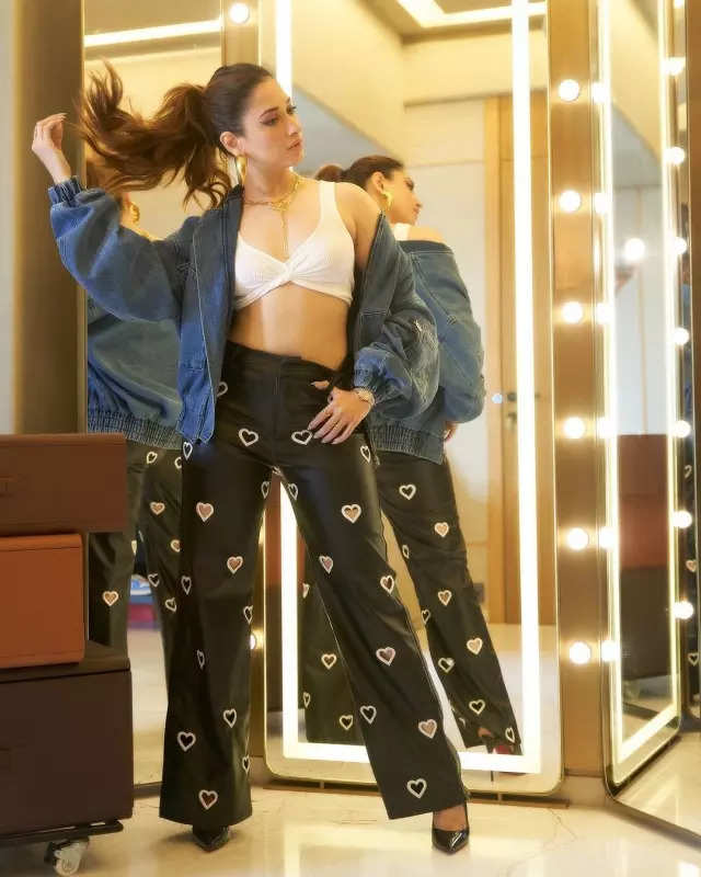 Tamannaah Bhatia spells monochrome magic with her look in stylish pantsuit, see pictures